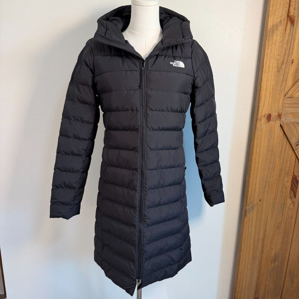The North Face Women’s Aconcagua Down Parka Black Hooded Size Small NWT - Picture 2 of 14